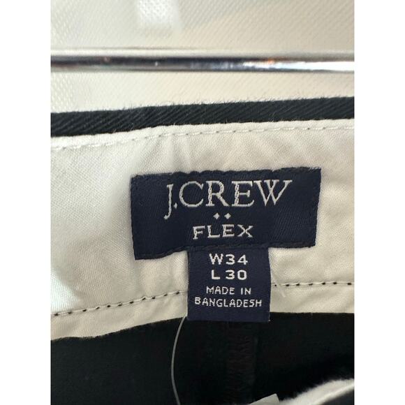 J. Crew Factory Straight Fit Flex Chino Pants Black Size 34x30 Casual Work Wear - Picture 5 of 11